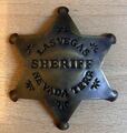 Sheriff Stern Las Vegas Nevada Terr. Sheriffstern Western Cowboy USA Pin Metal