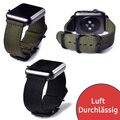 Ersatz Armband Passend Für Apple Watch Series 1 - 7 SE 2 38 - 45 mm Military NEU