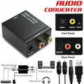 Audio Konverter Adapters Kabel Koaxial Optisch Digital zu auf Analog Cinch L/R