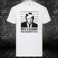 Trump Mugshot Shirt Fake News Never Surrender T-Shirt President 2024 Donald S-5X