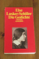 Else Lasker-Schüler: Die Gedichte - suhrkamp taschenbuch 2790 Erste Auflage 1997