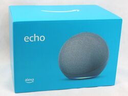 NEU OVP unregistriert!  Amazon Echo 4 der Große   4. Generation Alexa - Blaugrau