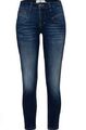 Freeman T. Porter Jeans Alexa High Waist Cropped Damen Hose Denim Stretch Blue