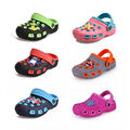 JACKSHIBO Kinder Clogs Gartenschuhe Strandschuhe Badeschuhe Sandalen Hausschuhe