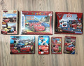 9 Teile Spiel-Set Disney Pixar Cars Holz Puzzle Domino Memory Memo Top Zustand