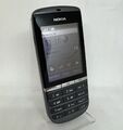 Nokia Asha 300 (RM-781) in Graphit (Hervorragender Zustand und ohne Simlock)