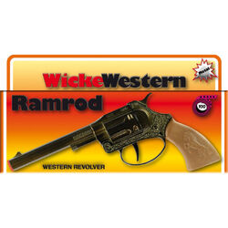 100 Schuss Cowboy Ramrod Pistole Western Revolver Waffe Sheriff Colt Knarre