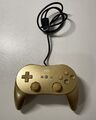 Original Nintendo Wii Classic Pro Controller Gold Neuwertig