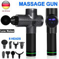 Electric Massage Gun Massagepistole Massager Muscle Massagegerät+8 Köpfe+30 Modi