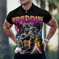 Freddie Mercury / Queen  Poloshirt Gr.S - 5 XL