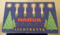 DDR Narva 10er Lichterkette + 5 Ersatzbirnen 23 V 3 W Weihnachtsbaumbeleuchtung