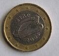1 euro Münze Eire - Jahr: 2002 aus Irland - Keltische Harfe - Liebhaberstück!