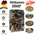 20 MP Wildkamera Überwachungskamera HD 1080P Jagdkamera Fotofalle PIR Nachtsicht