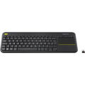 Logitech Wireless Touch Keyboard K400 Plus schwarz, DE-Layout Tastatur