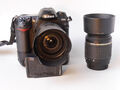 Nikon D 200 Ausrüstung  schöner Zustand, nur 8904 Clicks, top für Portraitfotos