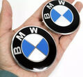 2 Stück Für BMW 82mm + 74mm Emblem Vorne Motorhaube Heckklappe Hinten Kofferraum