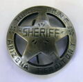 US  Sheriffstern Tombstone Western Marshal Cowboy Museumsreplikat