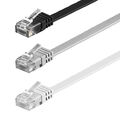 Patchkabel Flachkabel CAT 6 Netzwerkkabel RJ45 Ethernet LAN Kabel 0,25m - 15m