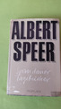 signiert - Albert Speer, Spandauer Tagebücher, Erstausgabe 1975