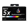 5x PRO Tinte ersetzt Canon PGI-520 CLI-521