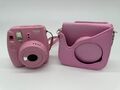 Fujifilm - Instax Mini 9 - Flamingo Pink Rosa - Sofortbildkamera - inkl. Tasche