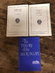 3 X Microscope Guides Setting Up The Microscope Booklets