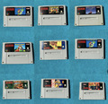 Auswahl Super Nintendo Modul SNES Mario Donkey Kong Zelda und mehr