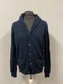 Nautica Herren Strickjacke Gr. L dicker Cardigan edel Winter B170