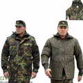 ORIGINAL BUNDESWEHR PARKA + UNTERZIEHJACKE FLECKTARN BW KÄLTESCHUTZ WINTERJACKE