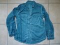 Bluse S.Oliver Gr. 38, mit Kragen, Langarm krempelbar, Brusttasche, petrol