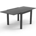 Gartentisch Esstisch Ausziehbarer Outdoor-Tisch aus Aluminium 163 x 81.5 x 75 cm