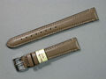 MORELLATO echt Lamm-Leder Luxus Uhrenarmband Graubr. 16mm Edelstahlschließe 8676
