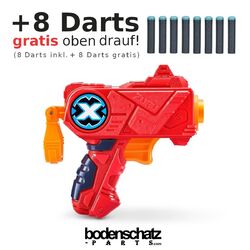 Dart Blaster X-SHOT MICRO  + 8 Darts gratis / Alternative zu Nerf FOAM