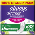 Always Discreet Inkontinenz Small plus Big Pack 32