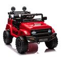 12V Kinder Elektro Auto Kinderauto Kinderfahrzeug Fernbedienung mit MP3 LED Rot