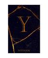 Y Notebook: Personalized First Letter With Gold - Kintsugi is the Japanese Art o