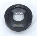 Vorsatzlinse 2x für Olympus Stereomikroskop SZ * Barlowlinse doppelte Vergrößeru