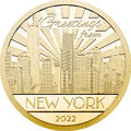 Gold Big City Lights - New York 0,5 g - Geschenk