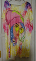 Motiv Longshirt -  Frau - krasse Neonfarben - Made in Italy - ca.Gr. 38 - 48 neu
