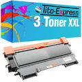 3x Toner XL für Brother TN-2220 Fax2840 Fax2845 Fax2940 DCP7060 DCP7065 DCP7070