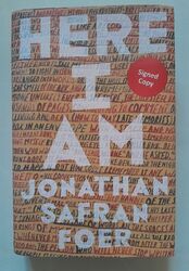 Here I Am von Jonathan Safran Foer, exklusive signierte Edition. 2016