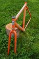 AZZURE DXR Fahrrad Rahmen 28" Alu Orange Rennrad Gravel Vintage Scheibenbremsen