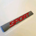 Sport Metall Rot Silber Abzeichen Styling Emblem für Mercedes Benz Ein B C E CL