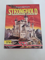 PC 1993: AD&D - SSI - Stronghold - 3,5" disks - BIG BOX