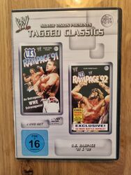 WWE US Rampage 1991 & 1992 Tagged Classics 2-DVD-Set, WWF Wrestling, rar, selten