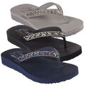 Skechers Damen Meditation Schmetterling Garten Slipper Flip Flop Größen 4 bis 8