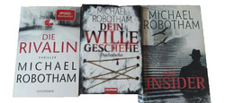 3 x Michael Robotham -Die Rivalin-Der Insider(Ruiz) + Dein Wille geschehe(Ruiz)