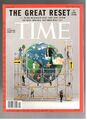 KLAUS SCHWAB THE GREAT RESET magazine TIME November 2, 2020 WEF NEW WORLD ORDER