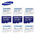 Samsung Micro SD Karte Class 10 SDXC Speicherkarte 32GB 64GB 128GB 256GB 512GB