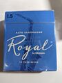 D'Addario Royal Altsaxophon/Saxophonschilf, verschiedene Stärken, 10er-Pack